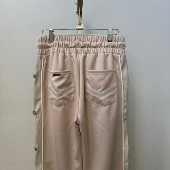 NWT Maniere de Voir tan beige snap side track pants - Picture 5 of 6